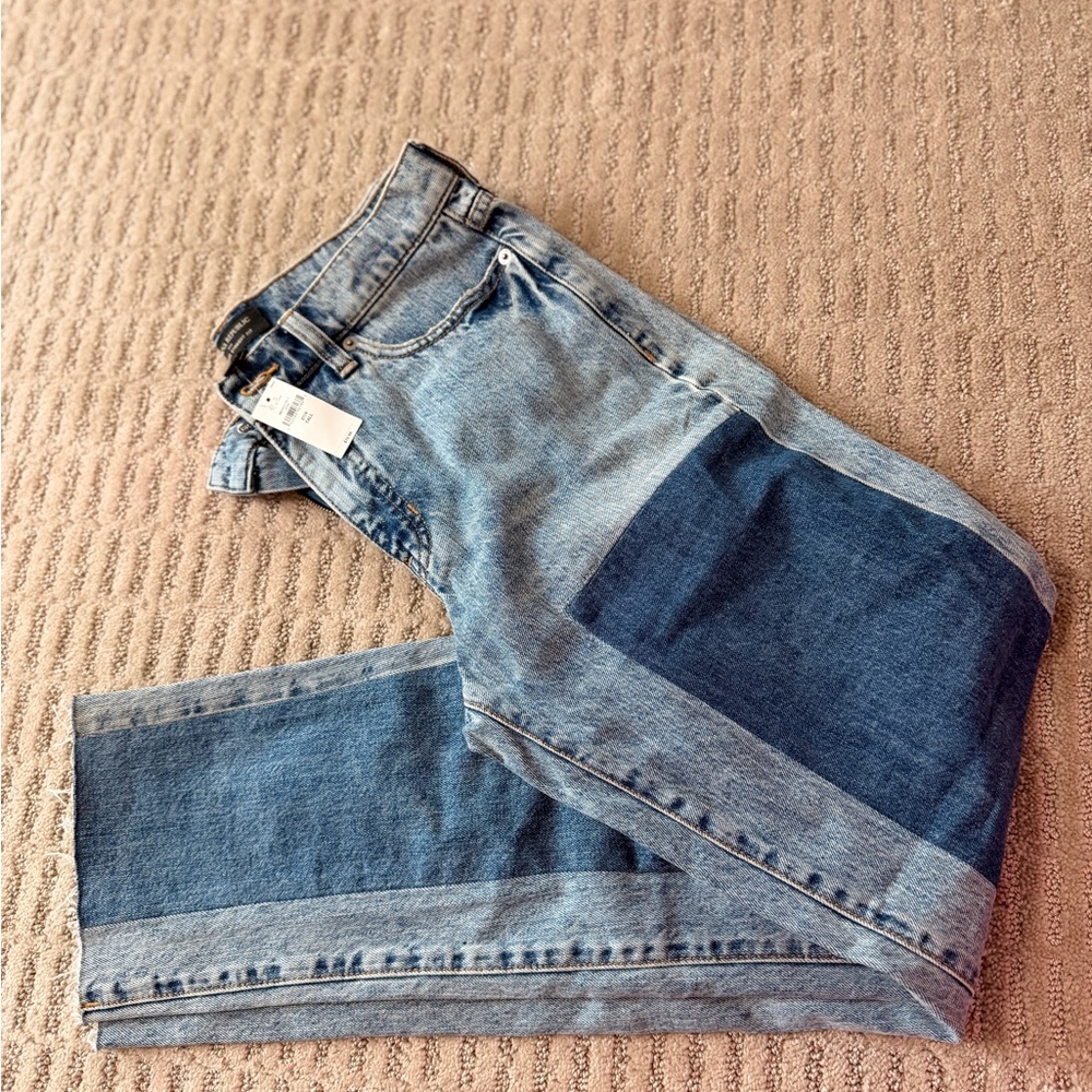 Banana Republic Two-Tone Blue Jeans